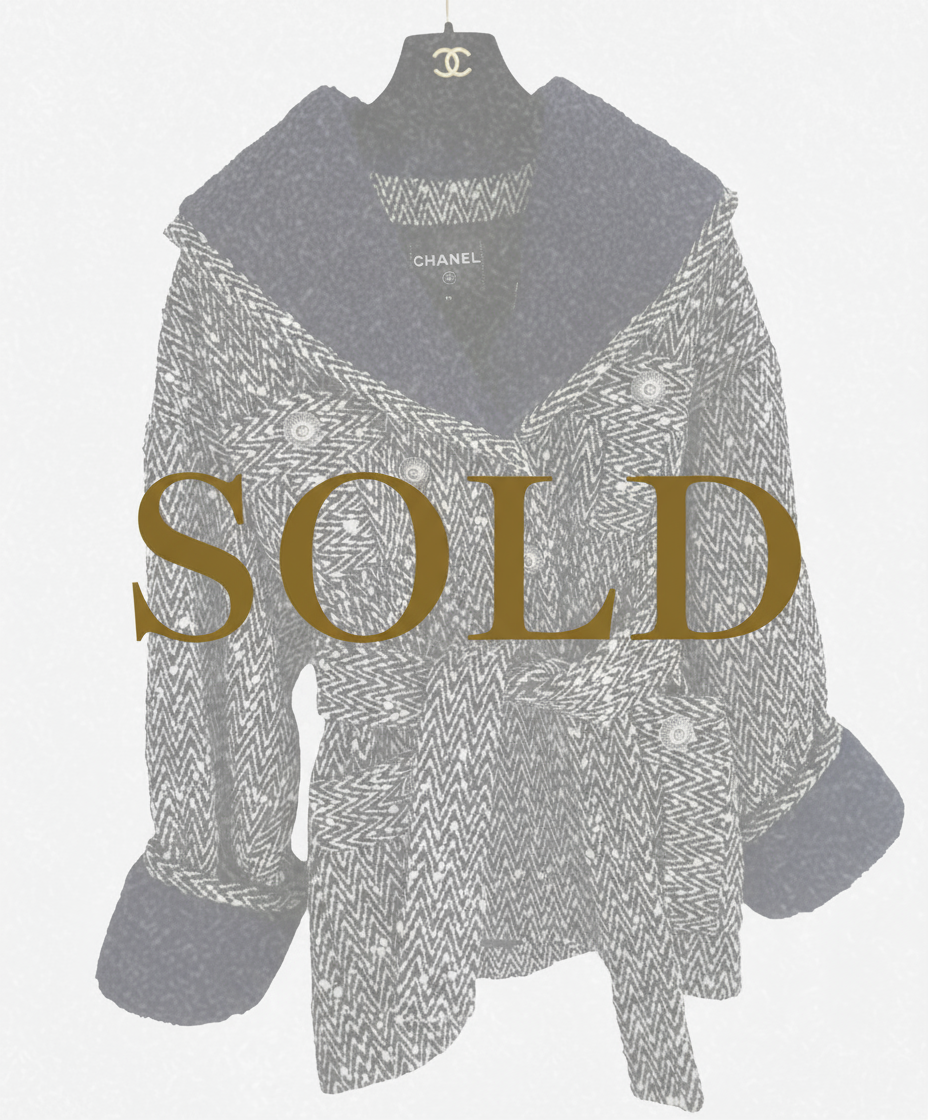 Chanel manteau en laine