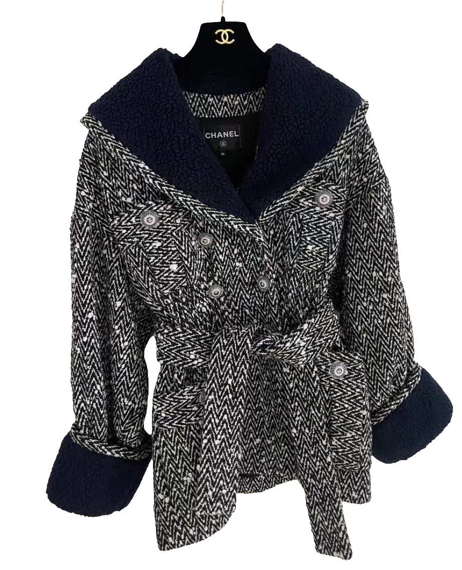 Chanel manteau en laine