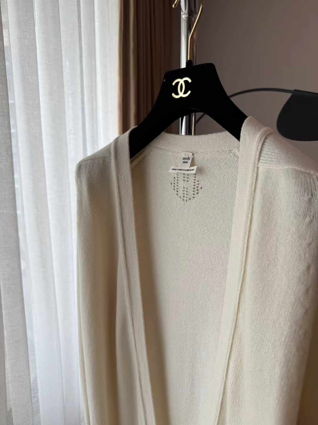 Hermès cardigan en cachemire