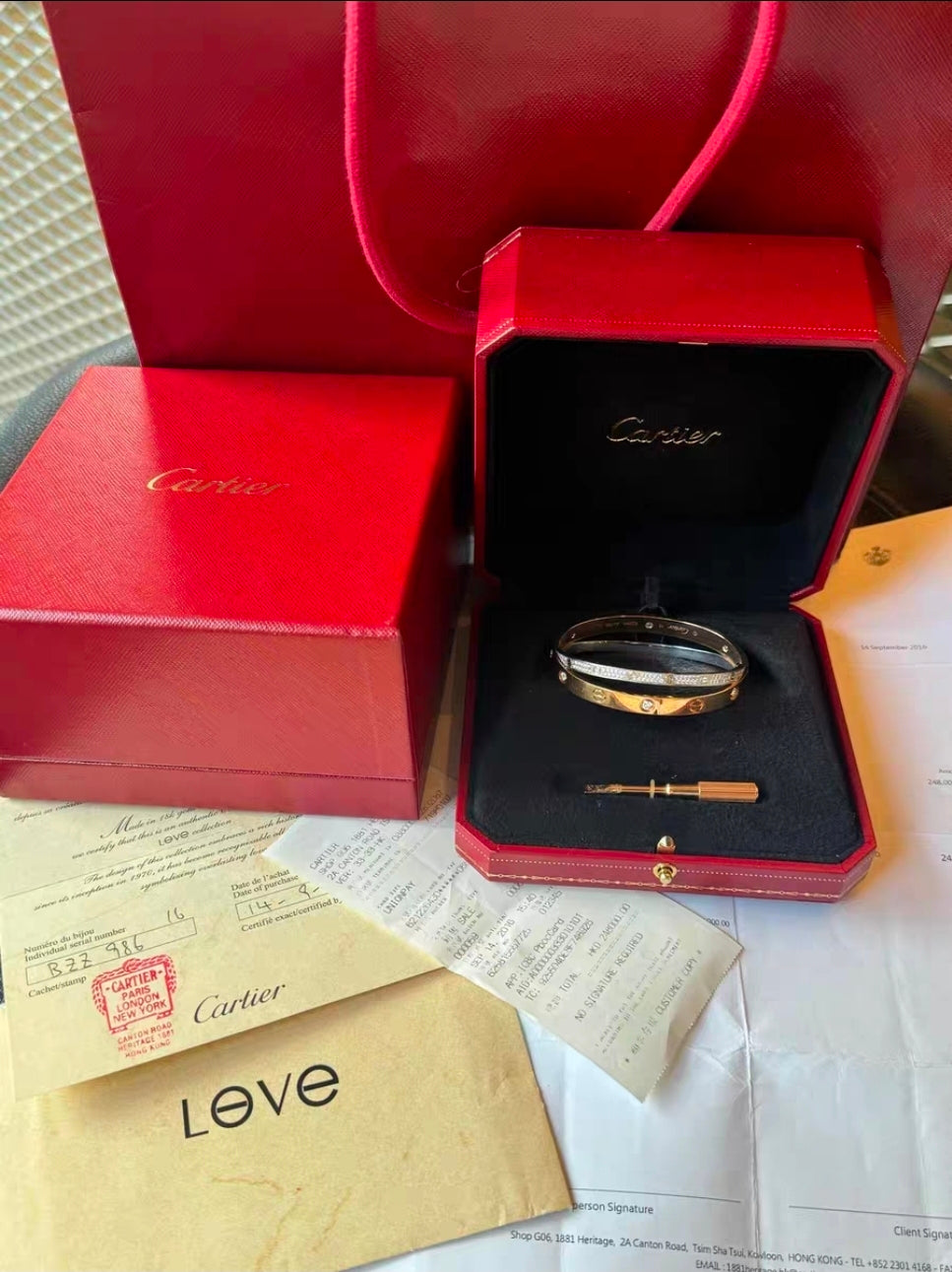 Cartier bracelet love