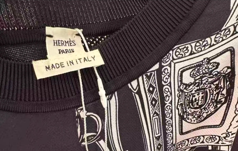 Hermès pull en soie