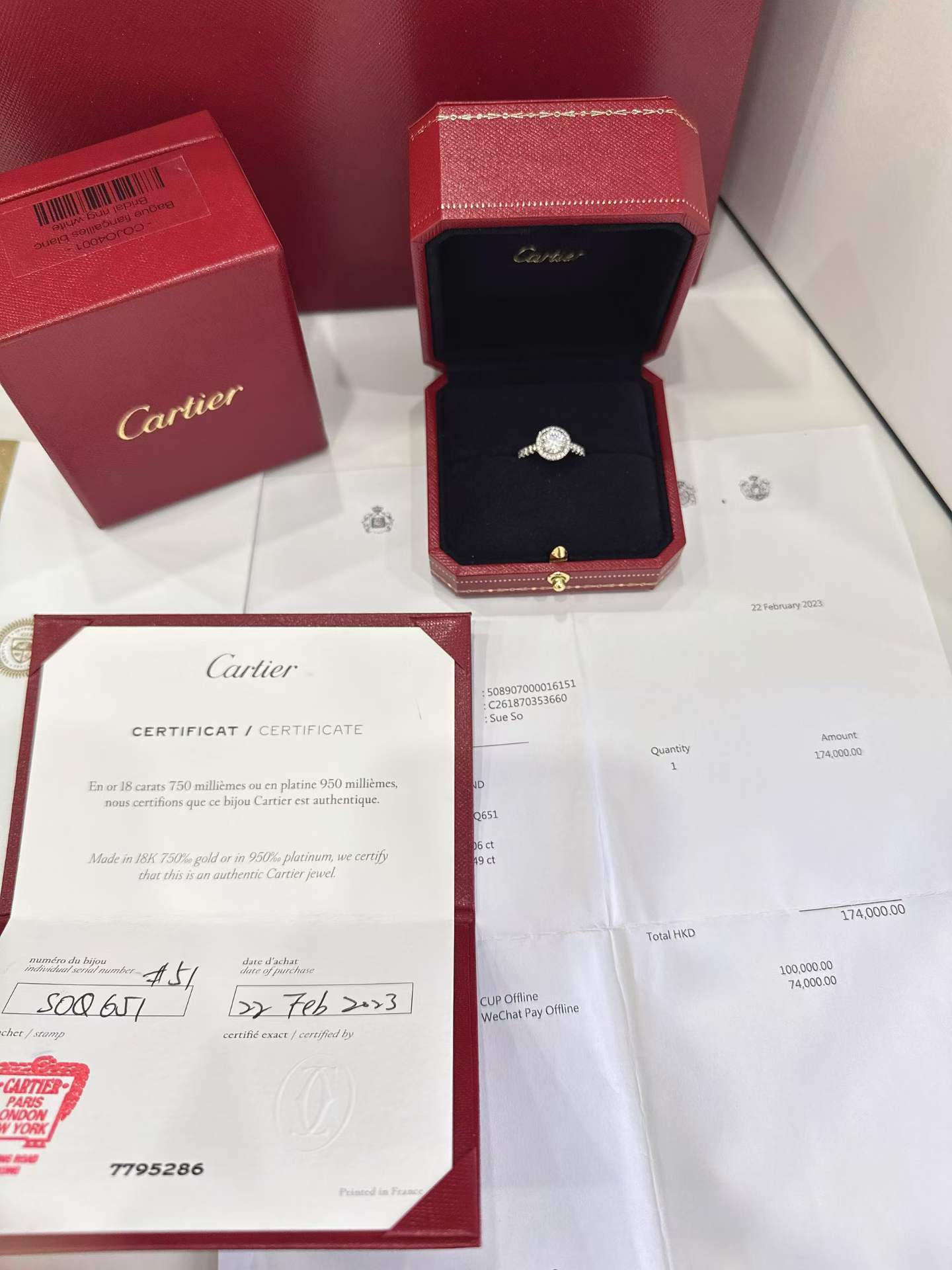 Cartier destiné bague