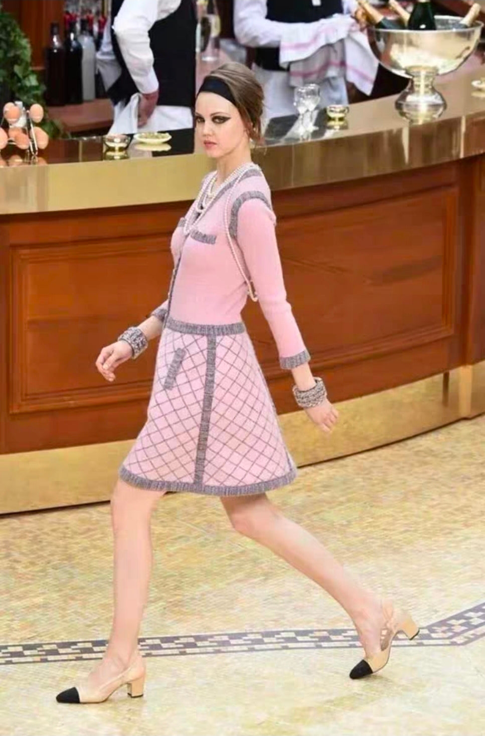 Chanel robe en cachemire