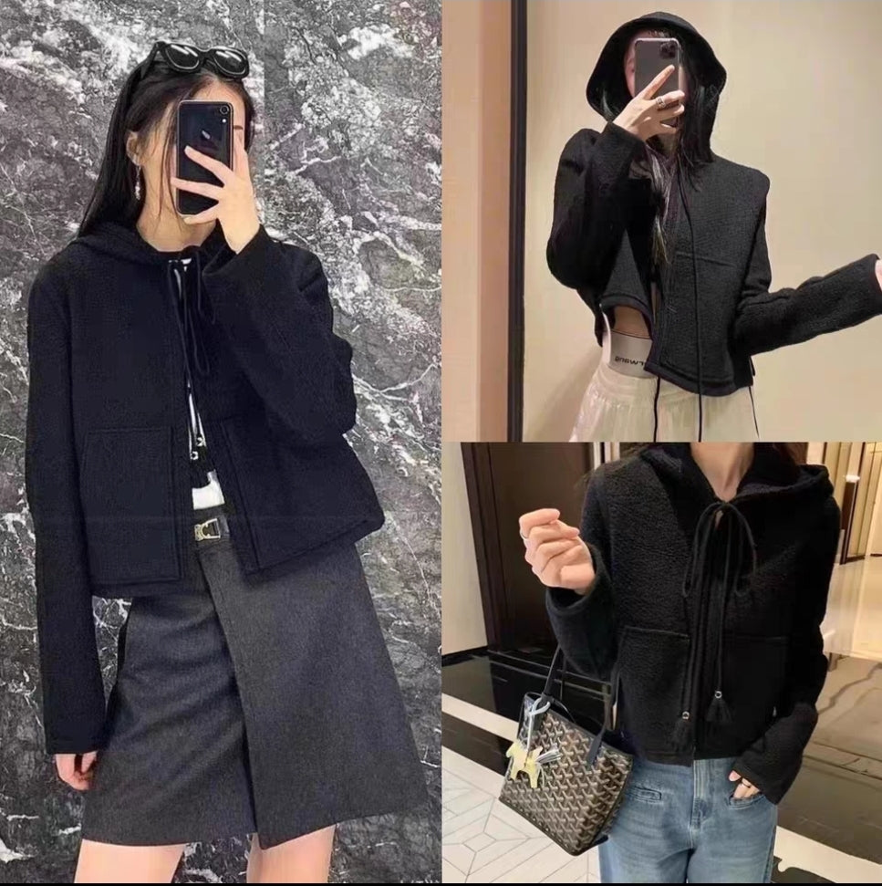 Celine veste en laine mélangé