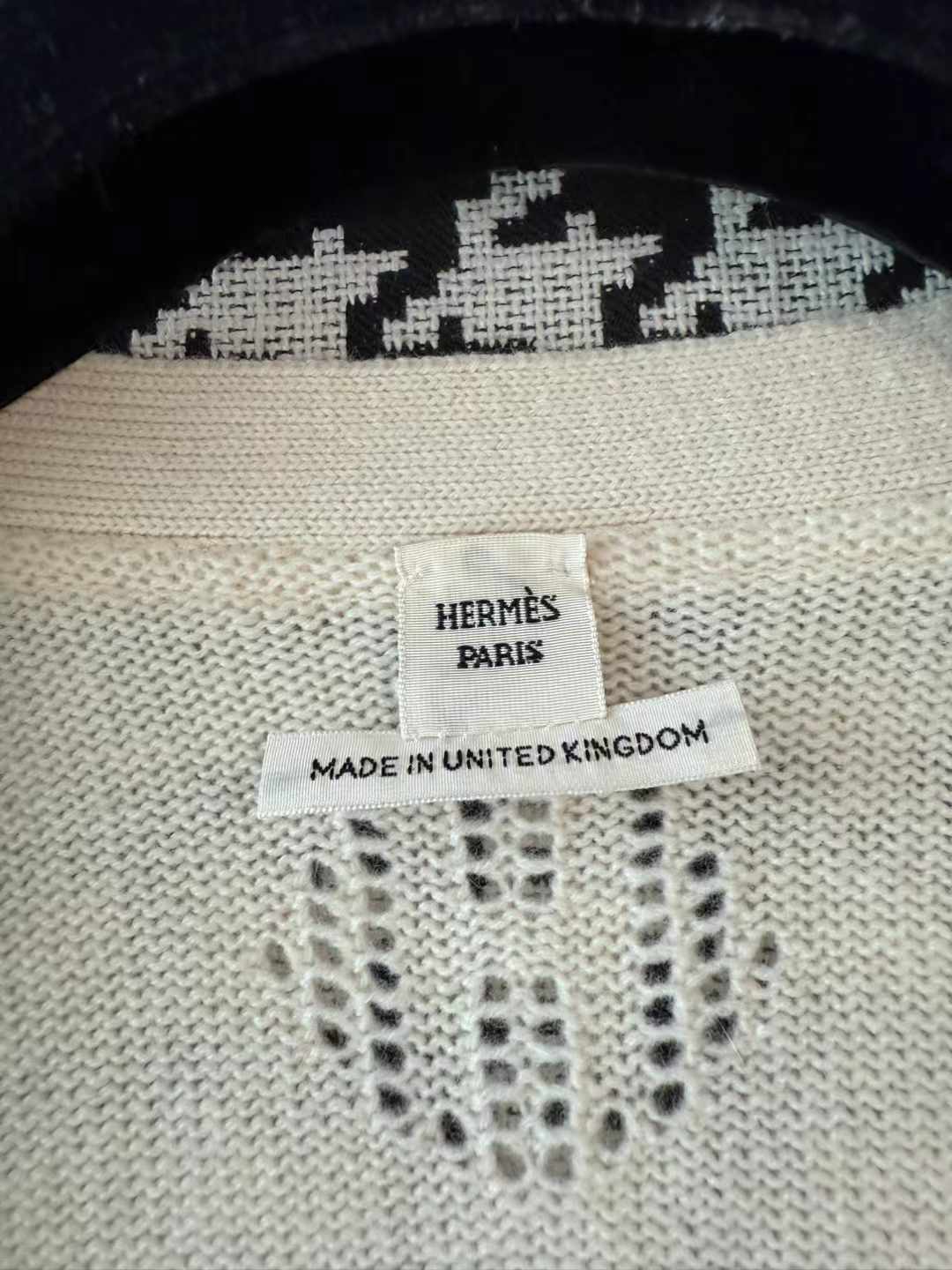 Hermès cardigan en cachemire