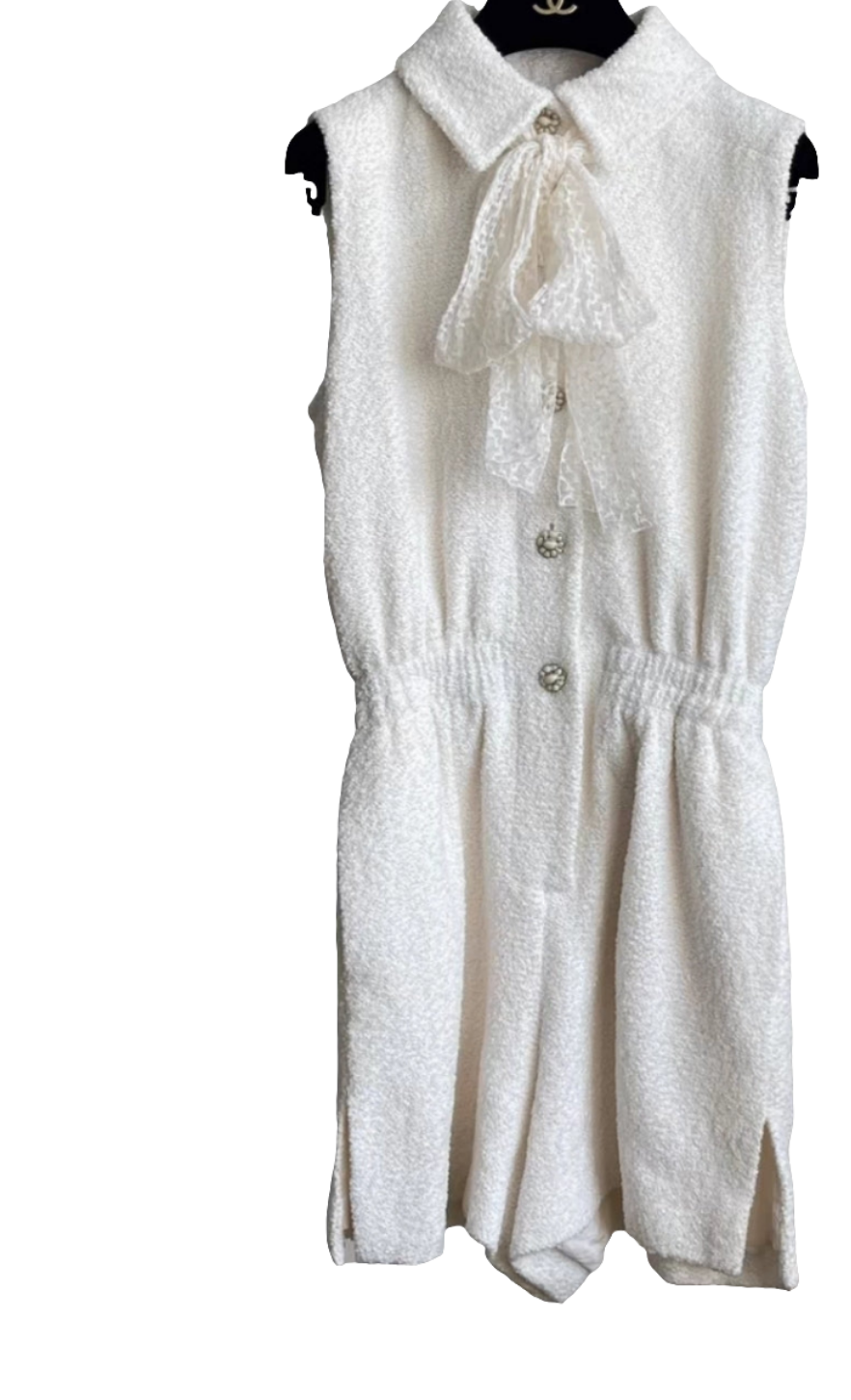 Chanel jumpsuit tweed