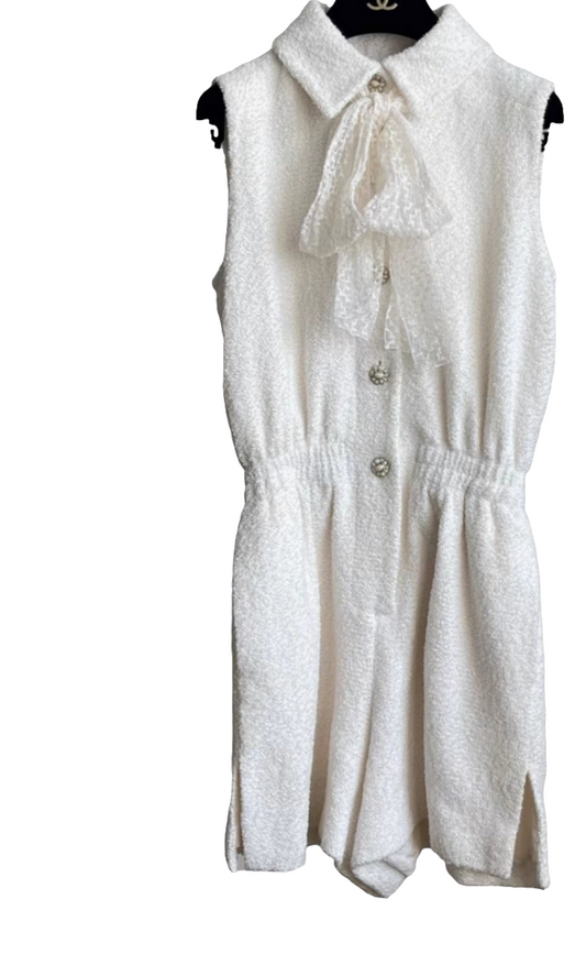 Chanel jumpsuit tweed