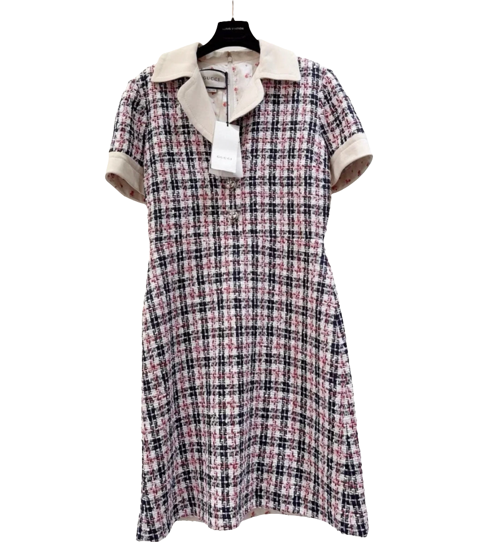 Gucci robe tweed