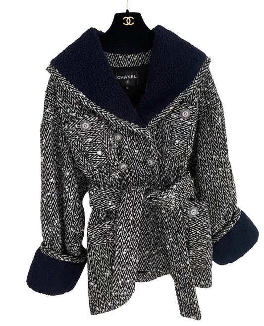 Chanel manteau en laine