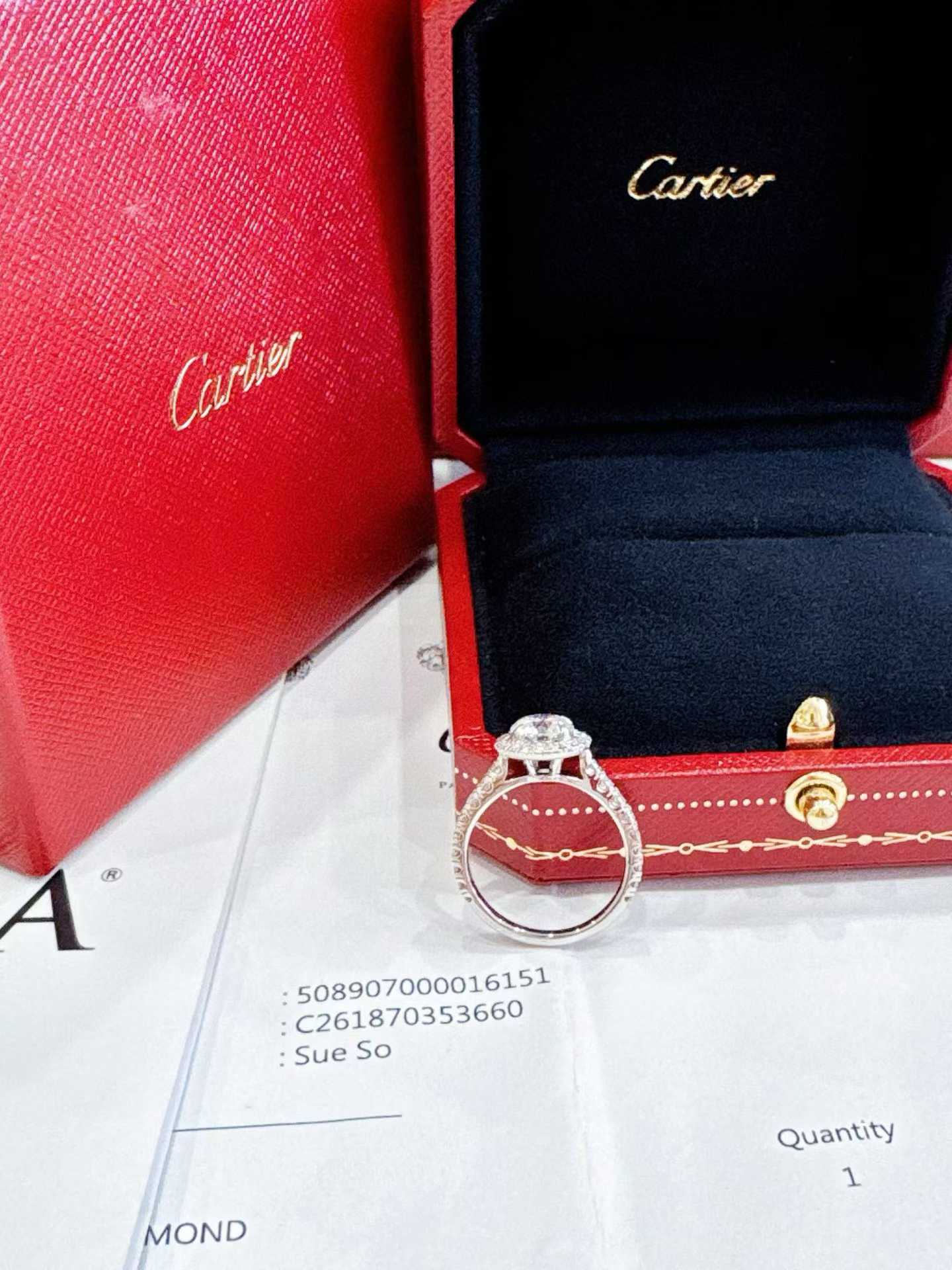 Cartier destinée bague diamants