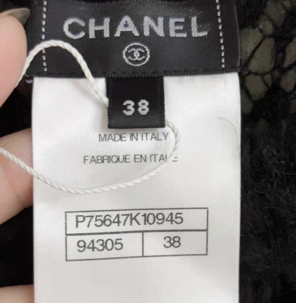 Chanel robe en alpaga
