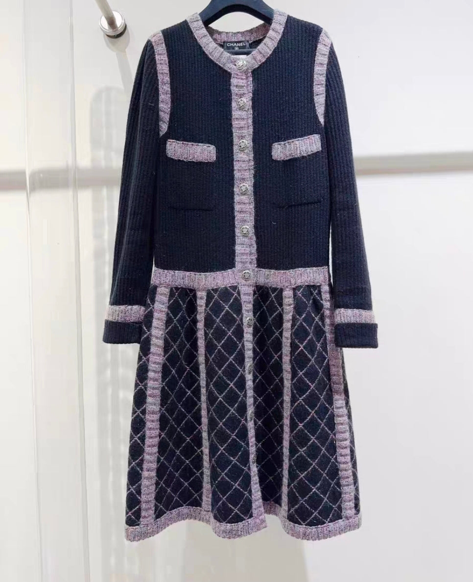 Chanel robe en cachemire