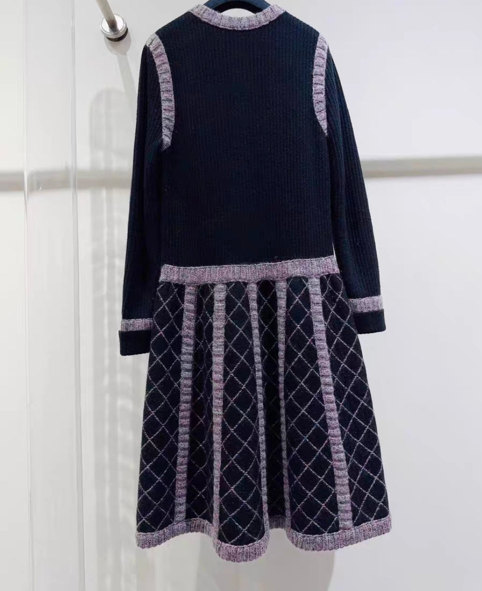 Chanel robe en cachemire