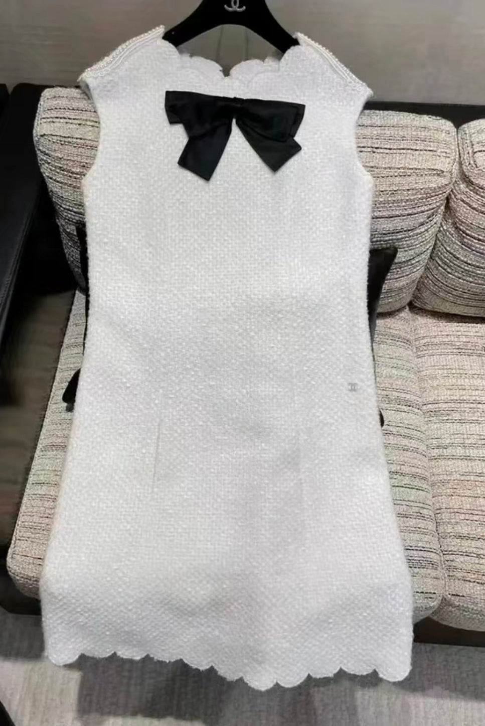 Chanel robe tweed 20k