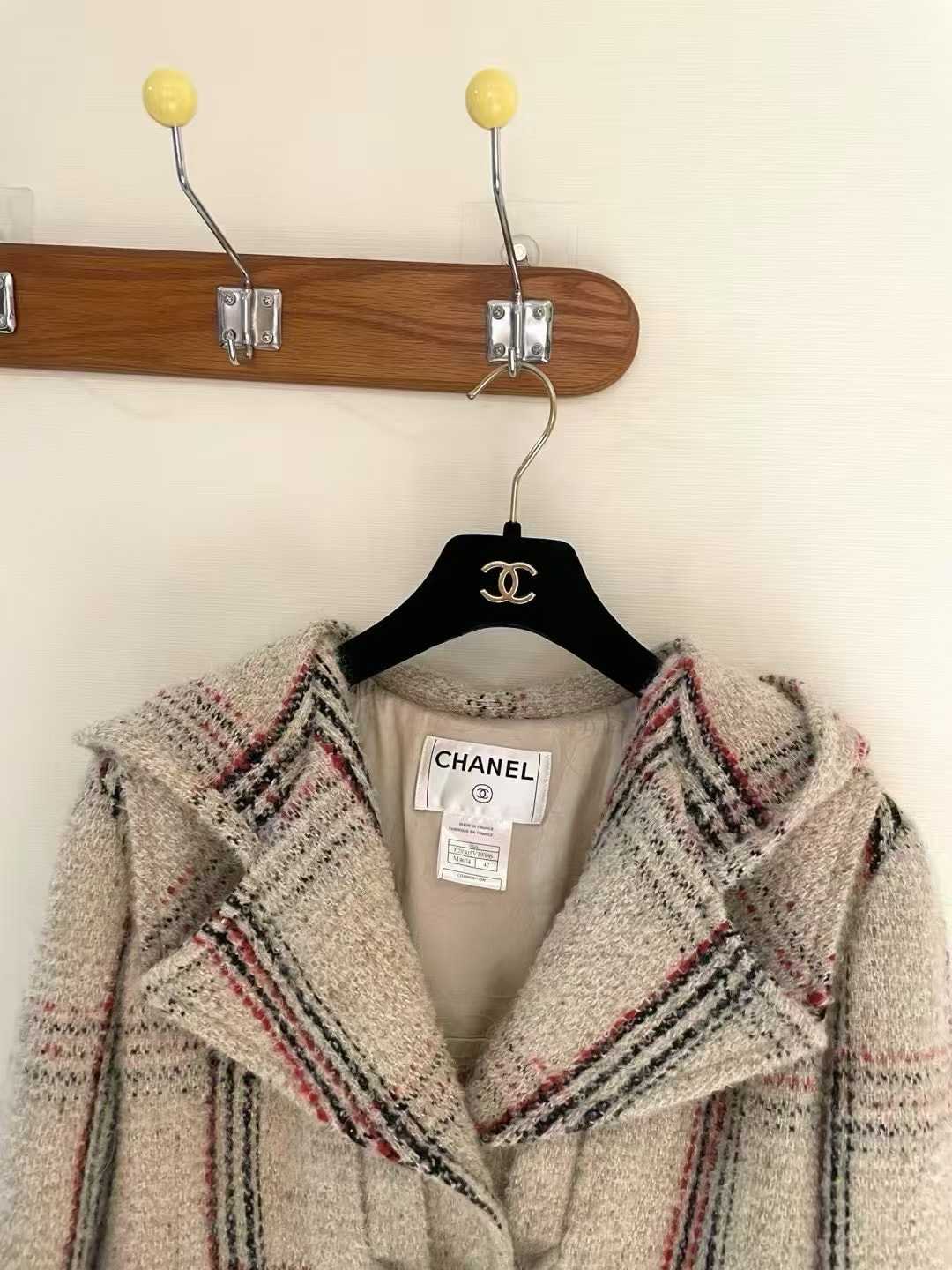 Chanel manteau en laine