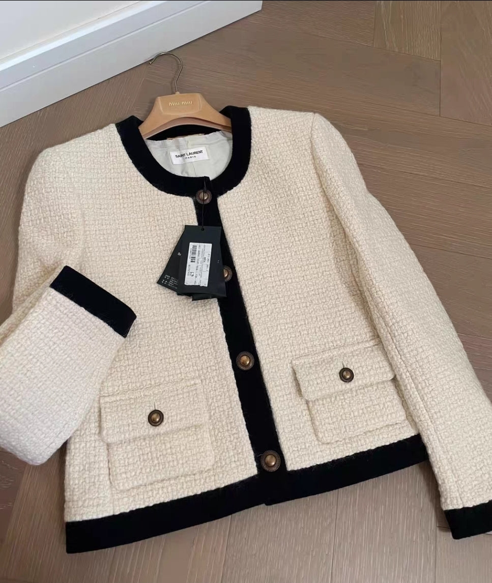 Saint Laurent veste en laine