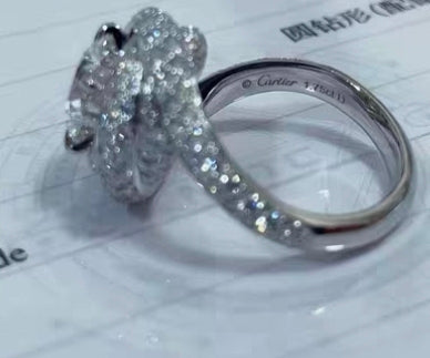 Cartier TRINITY RUBAN bague en diamant