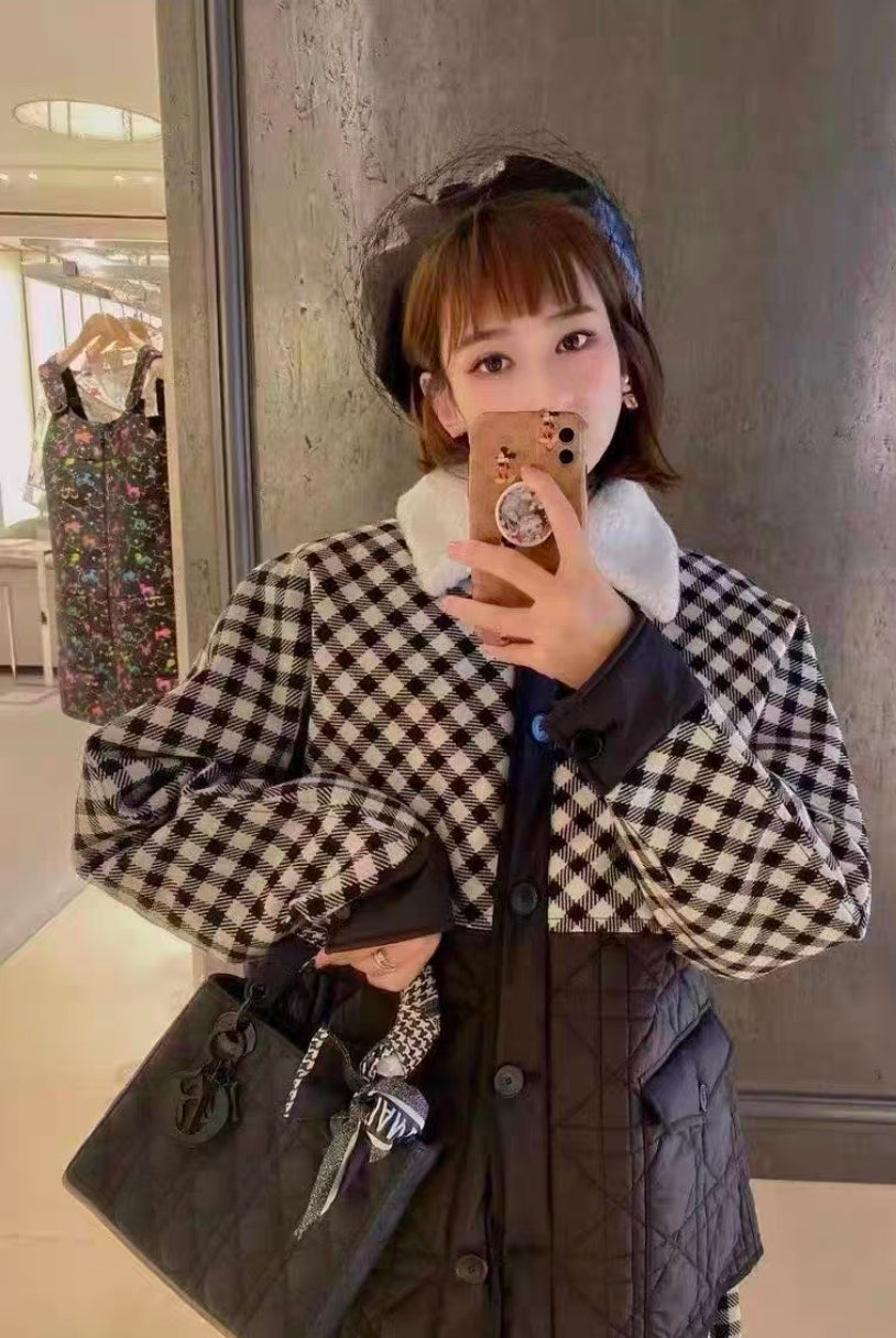 Dior manteau en laine