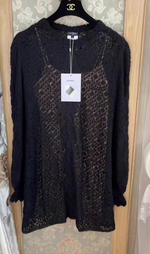 Chanel robe en alpaga