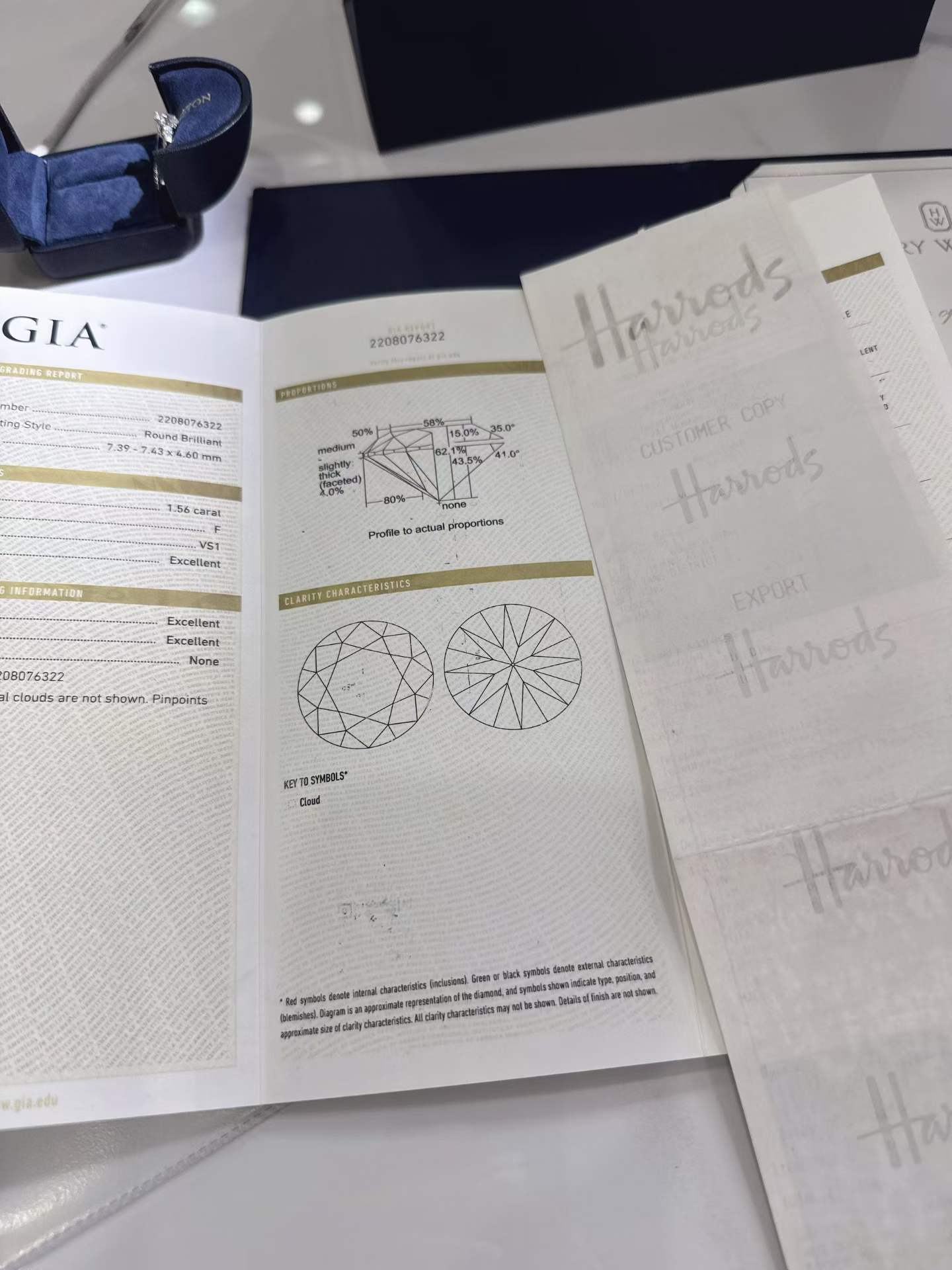 Harry Winston bague diamants