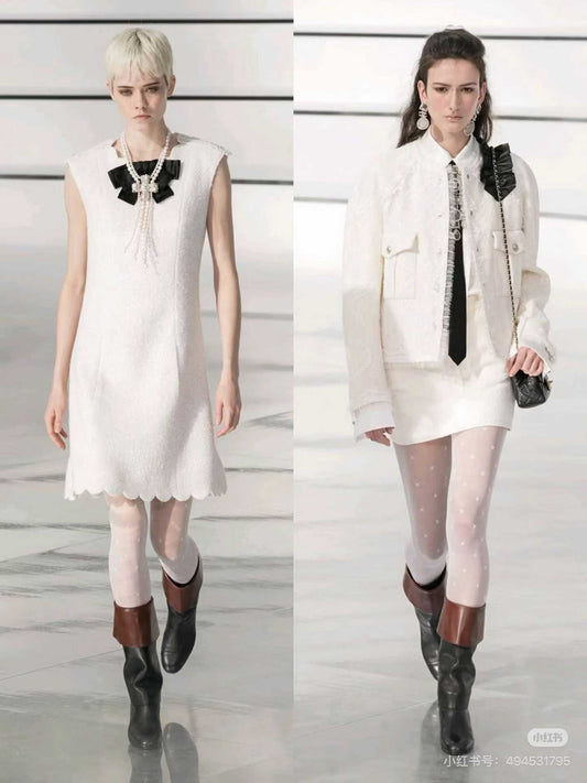 Chanel robe tweed 20k