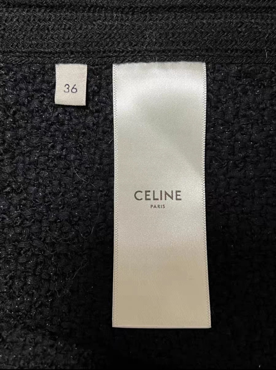 Celine veste en laine mélangé