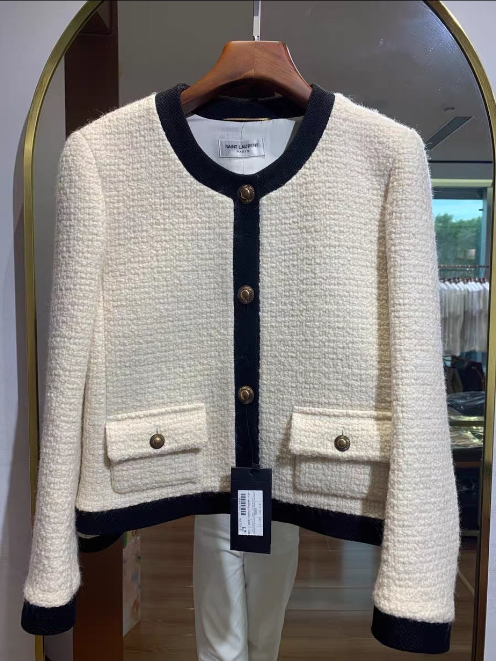 Saint Laurent veste en laine