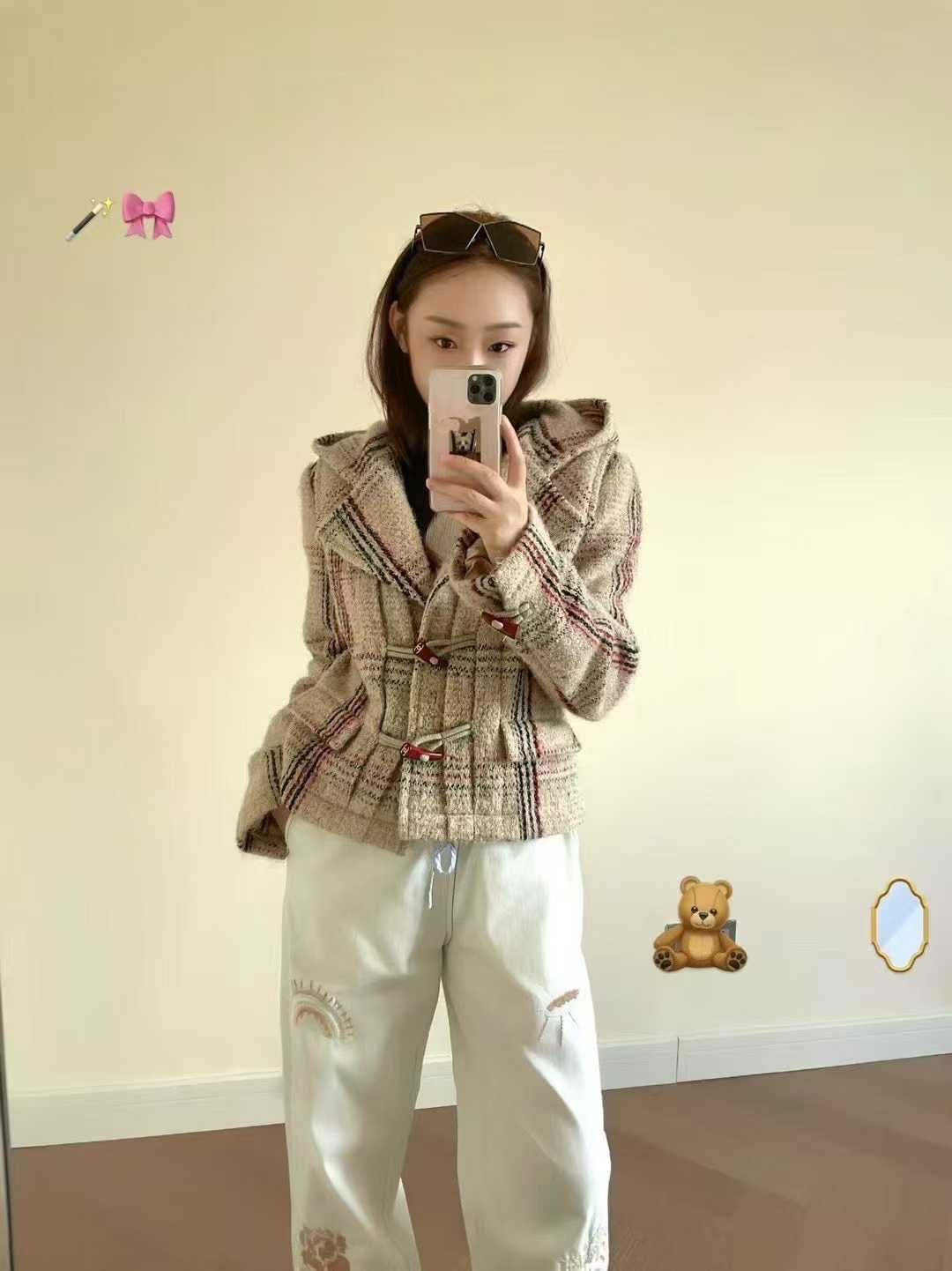 Chanel manteau en laine