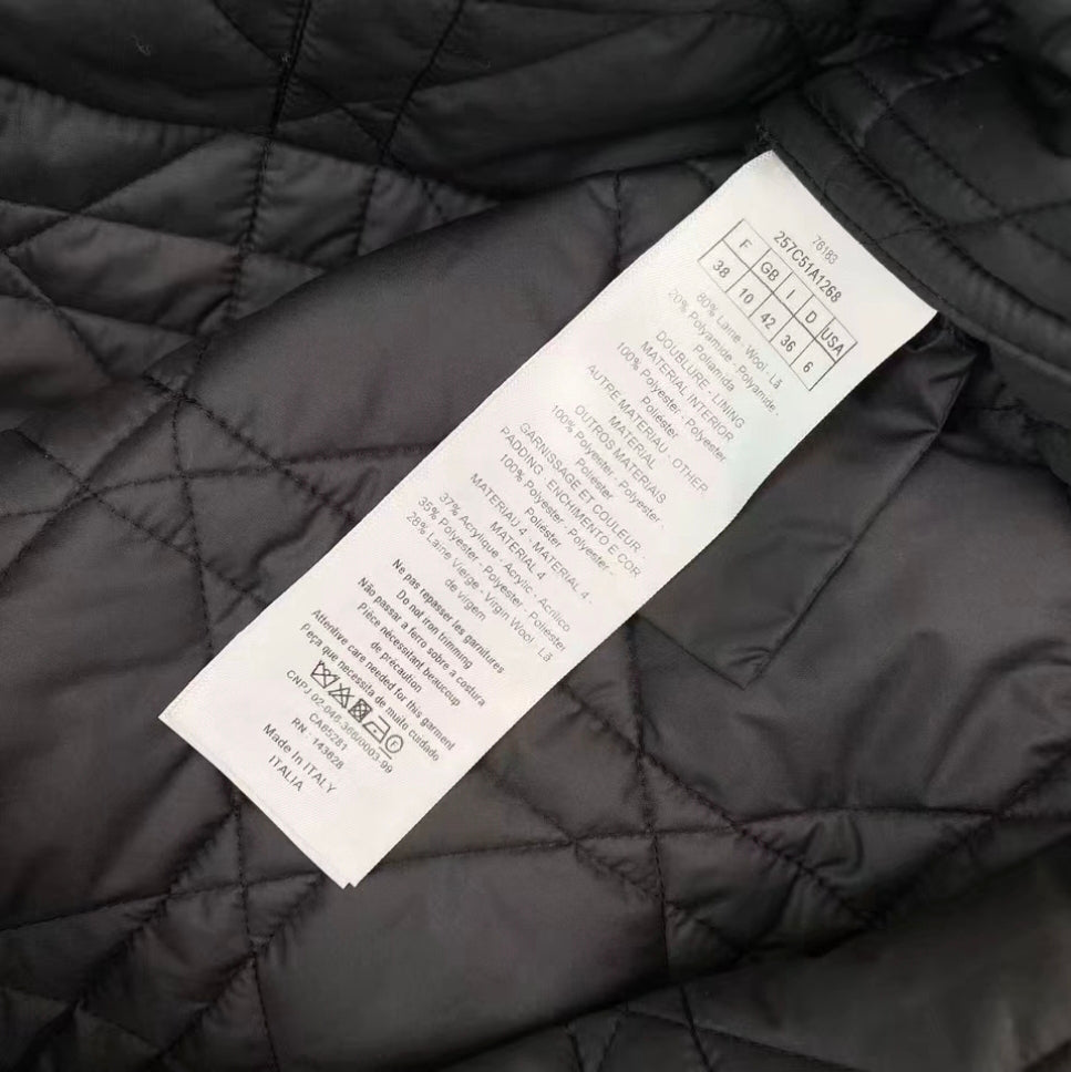 Dior manteau en laine