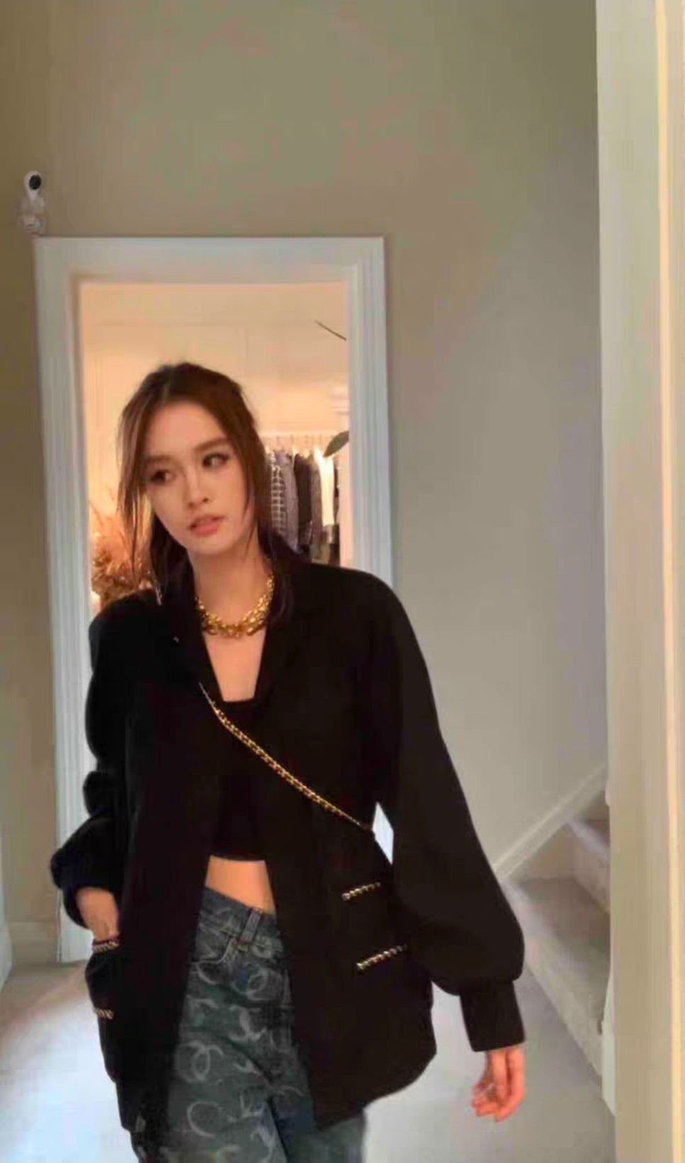 Chanel manteau en cachemire