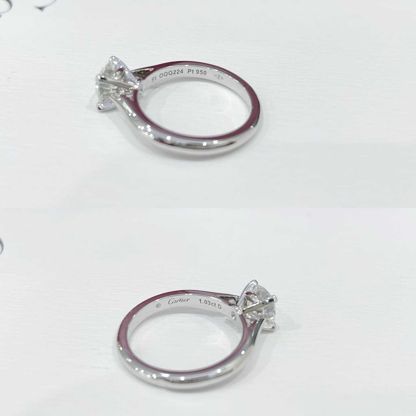 Cartier bague en diamant