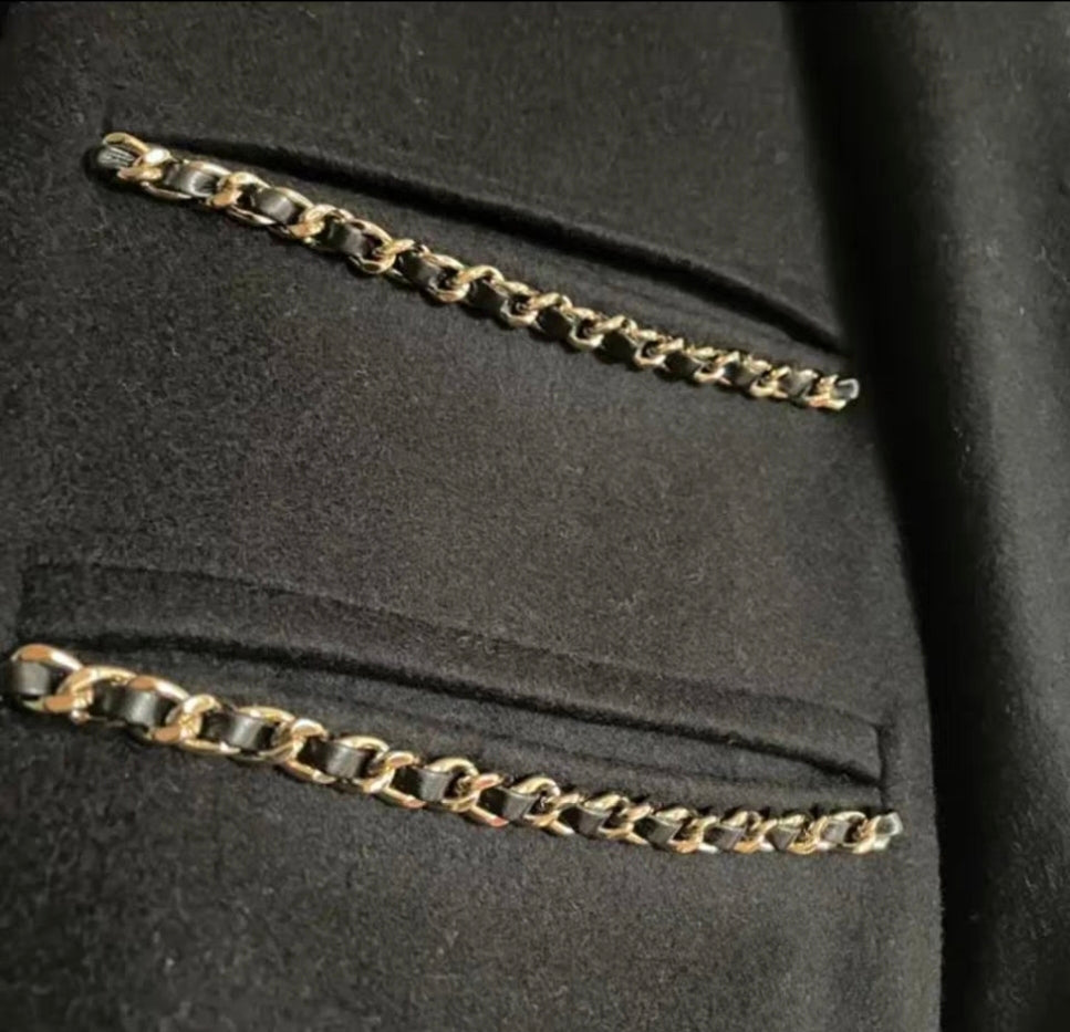 Chanel manteau en cachemire