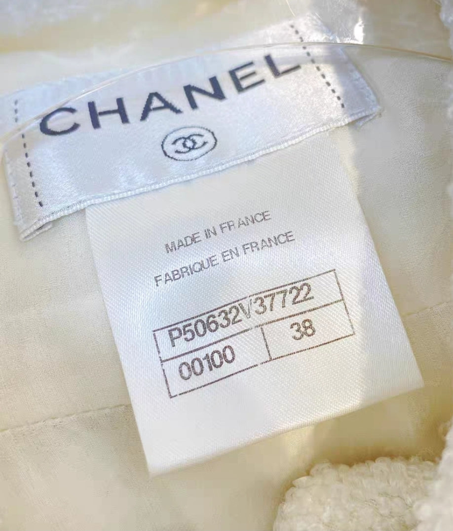 Chanel jumpsuit tweed