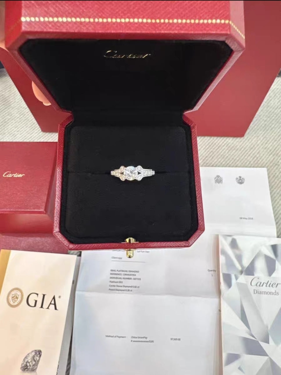 Cartier bague diamants Ballerine