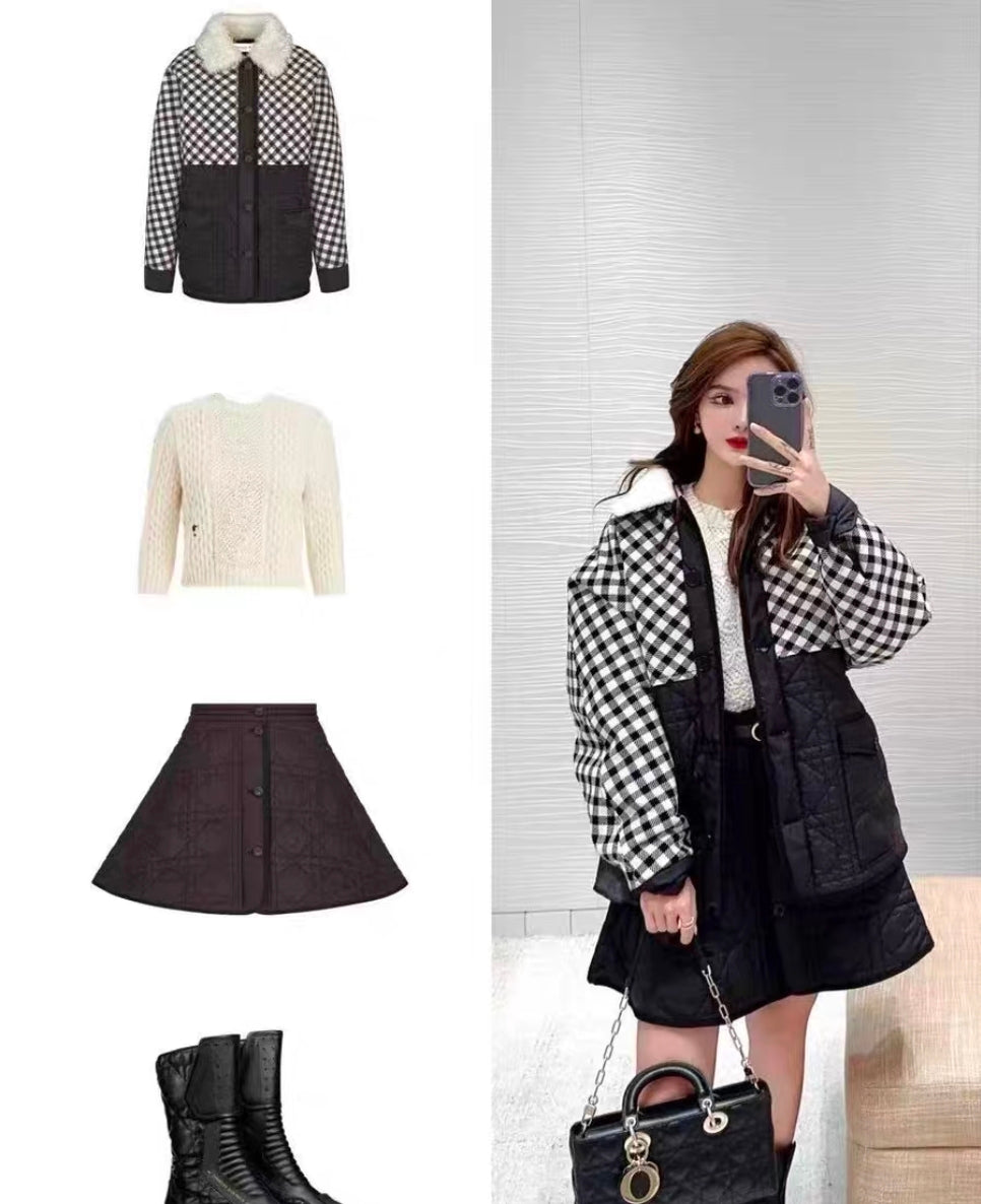 Dior manteau en laine