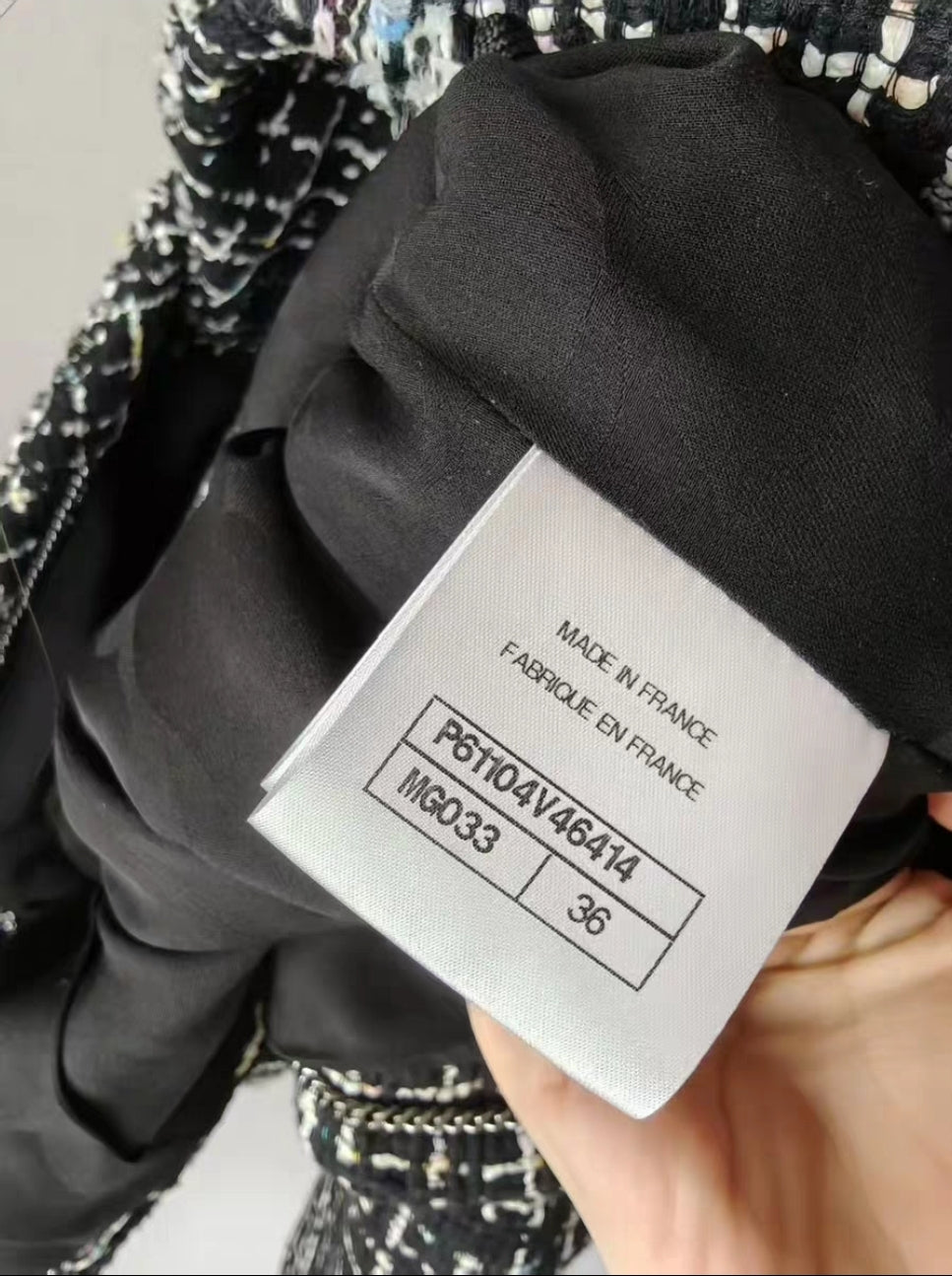 Chanel veste tweed taille 36