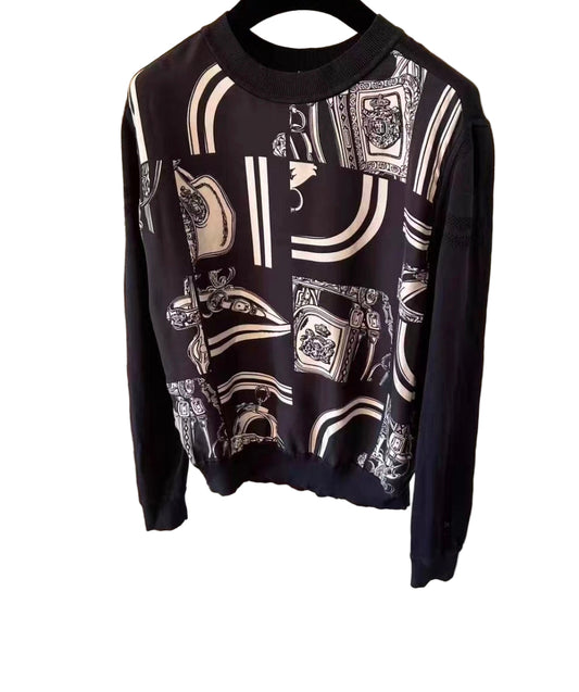 Hermès pull en soie