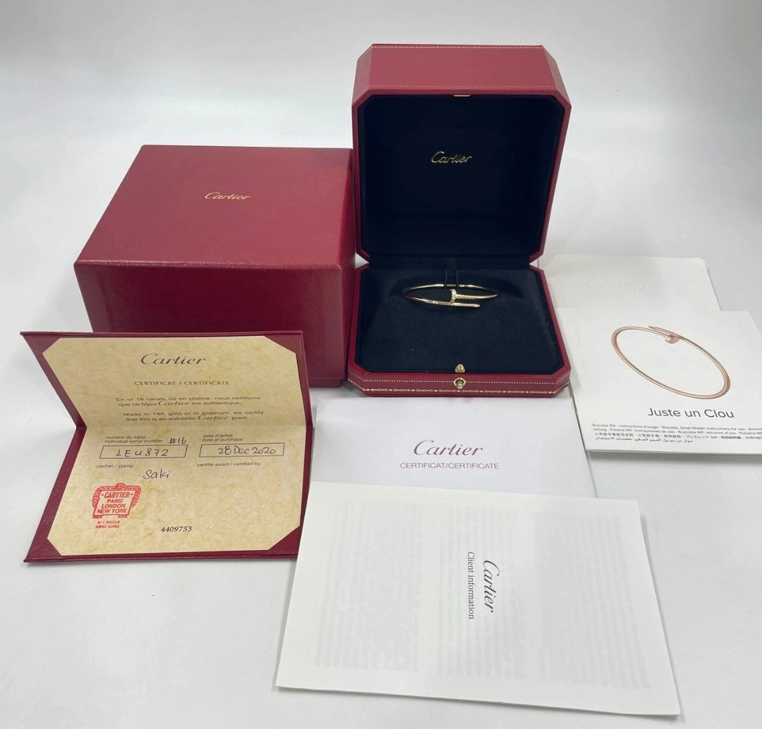 Cartier bracelet Juste un clou