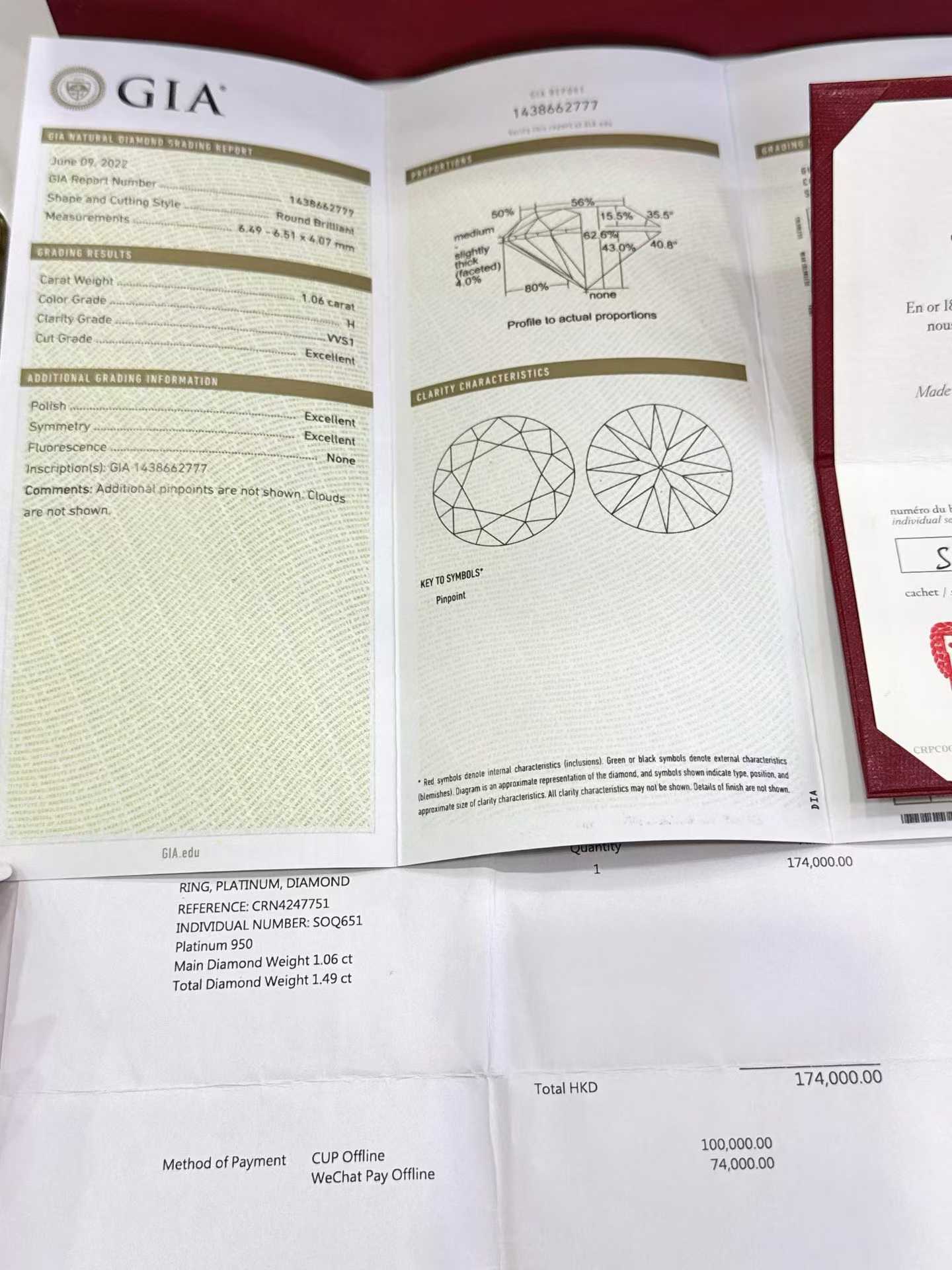 Cartier destinée bague diamants