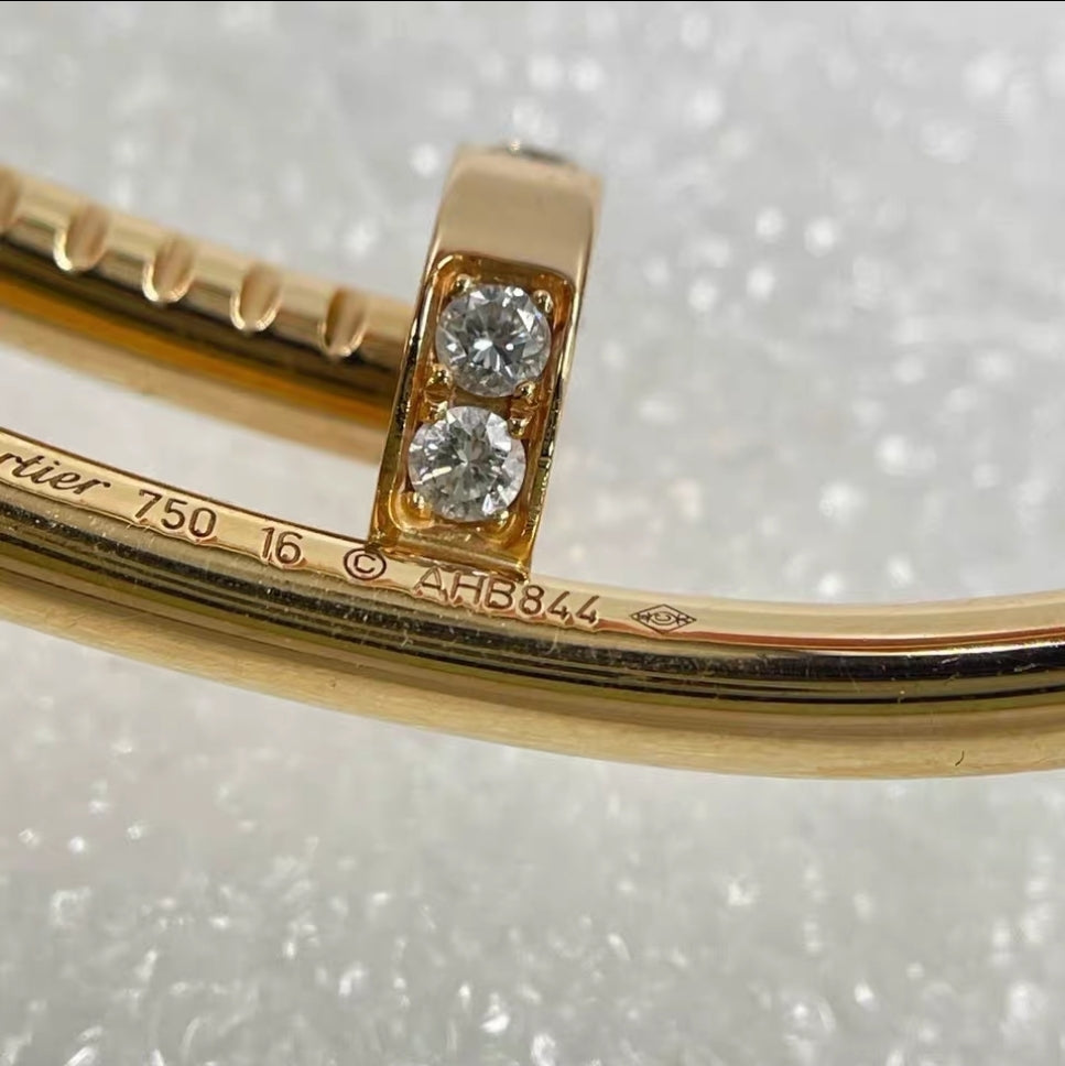 Cartier juste un clou bracelet modèle classique,diamants