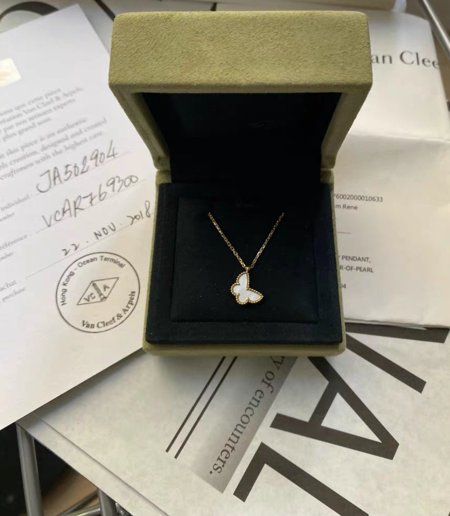 Van cleef & Arpels Sweet Alhambra butterfly collier