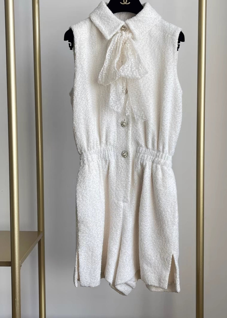 Chanel jumpsuit tweed