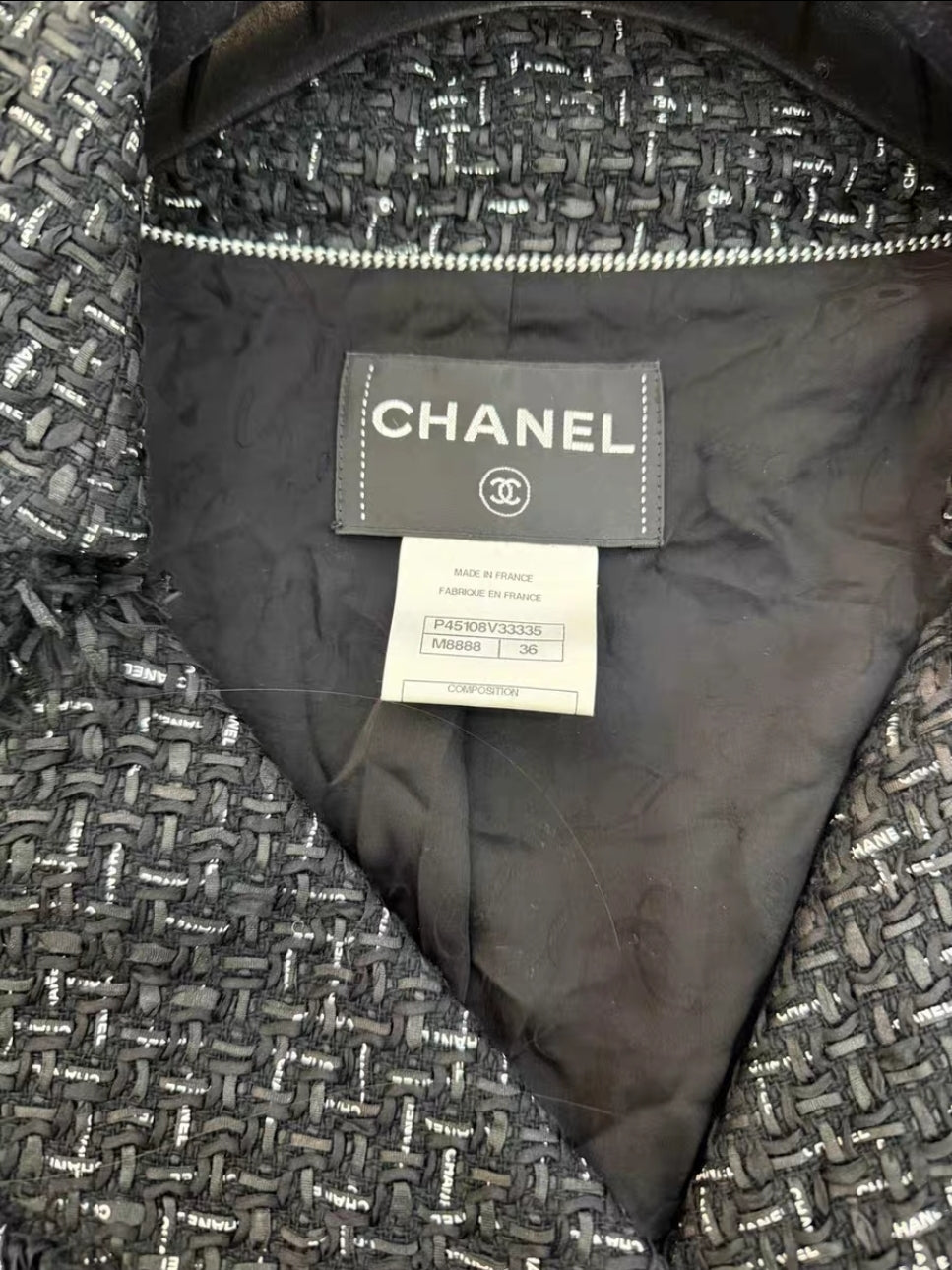 Chanel blazer tweed