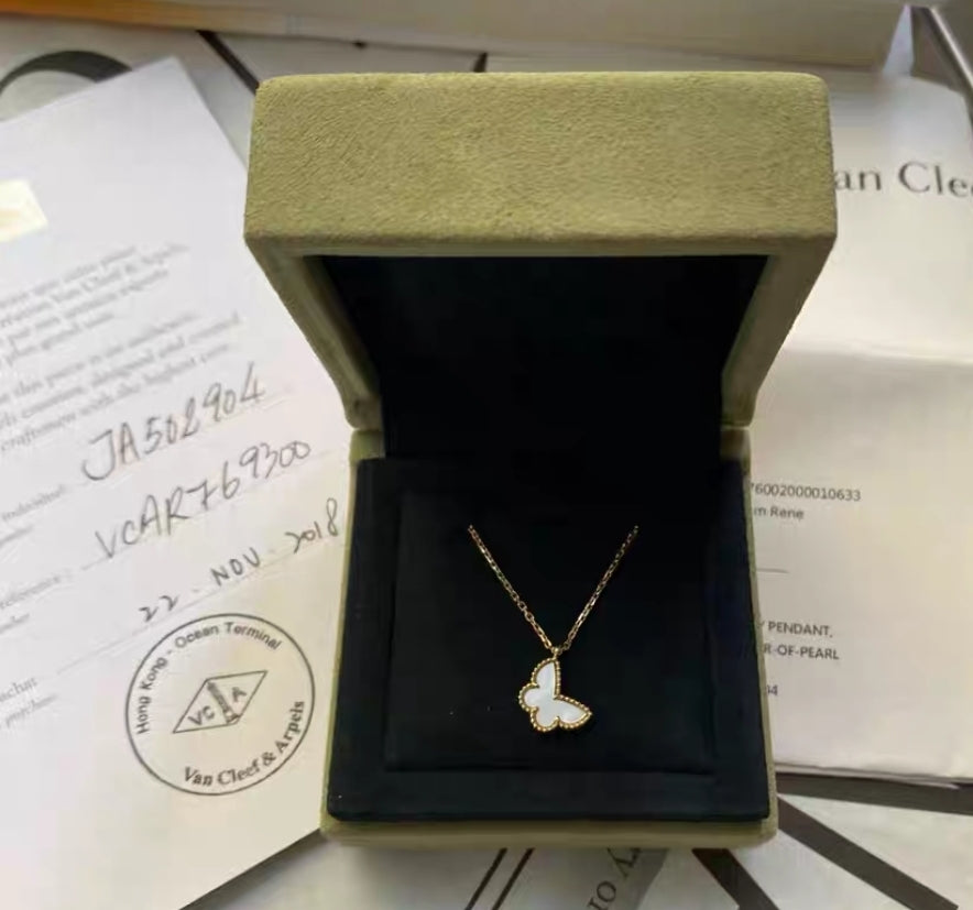 Van cleef & Arpels Sweet Alhambra butterfly collier