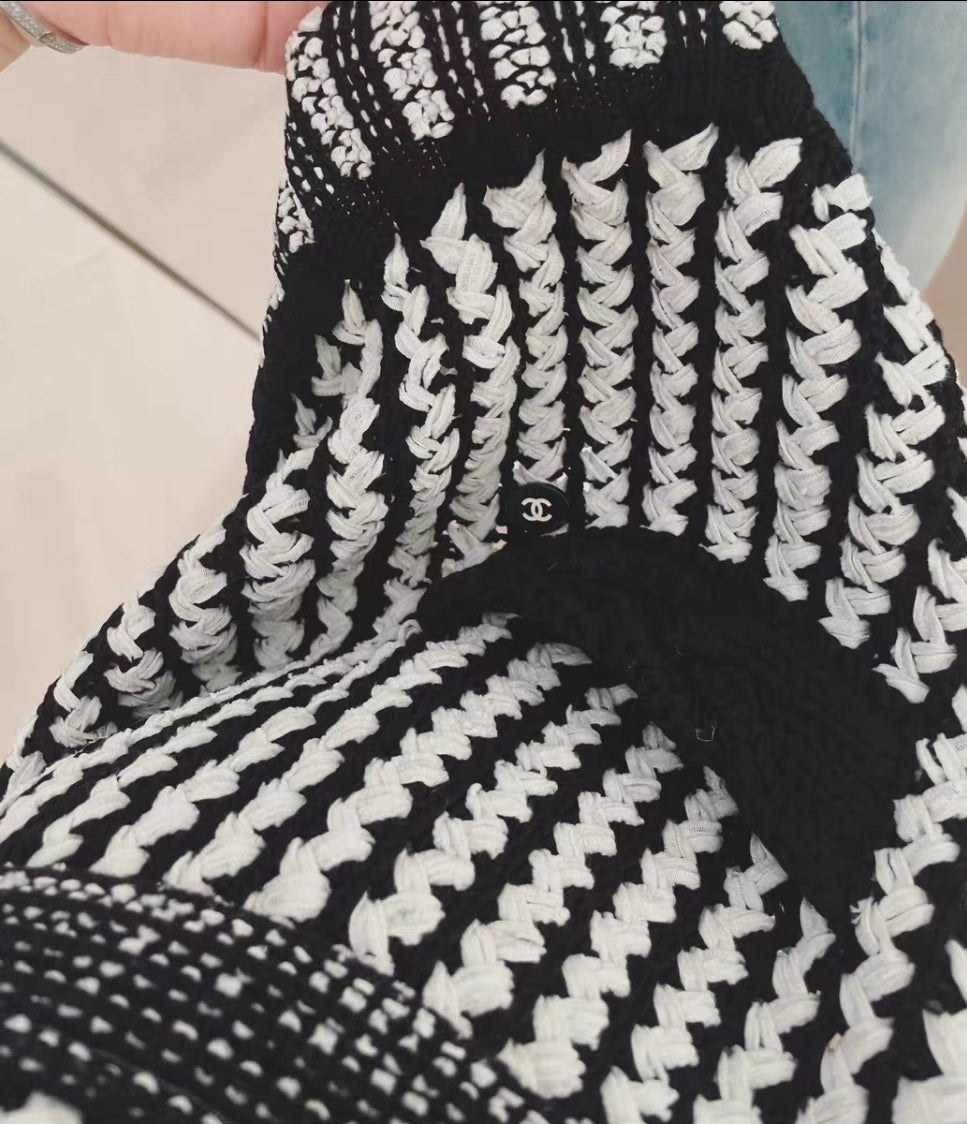 Cardigan chanel en coton