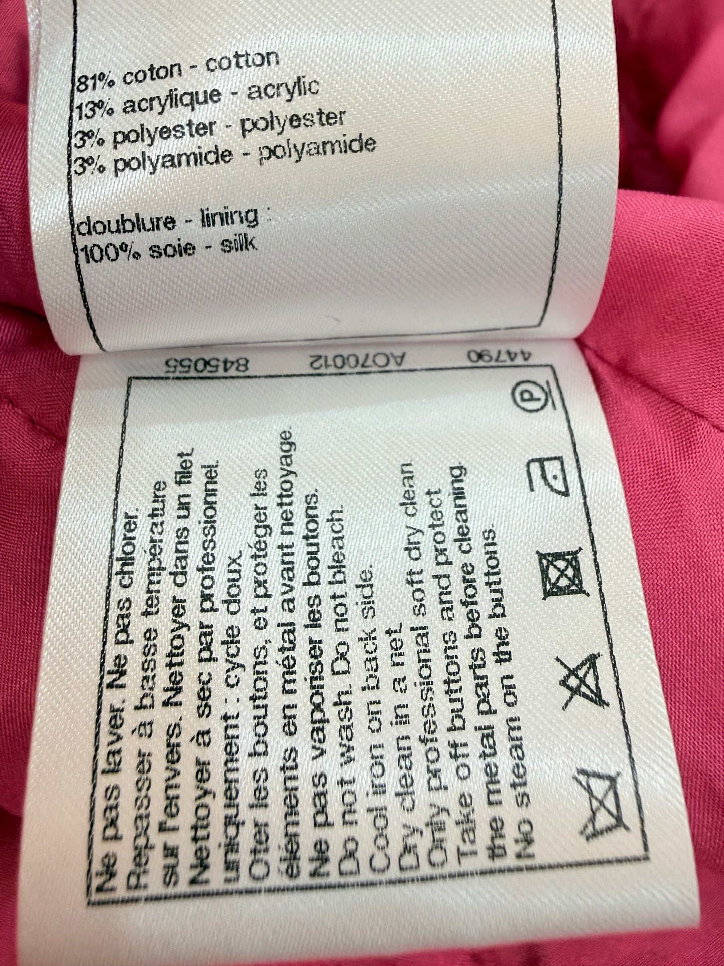 Chanel blazer collection 21C