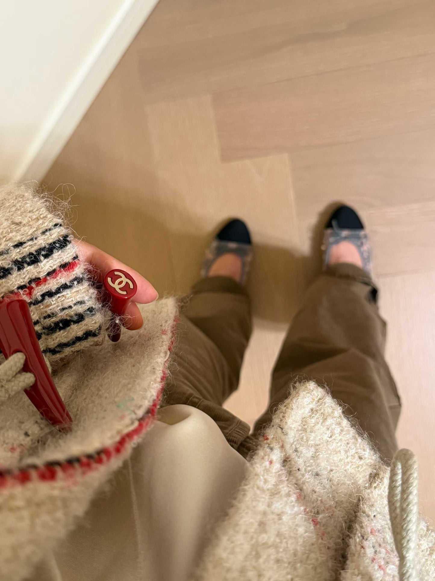 Chanel manteau en laine