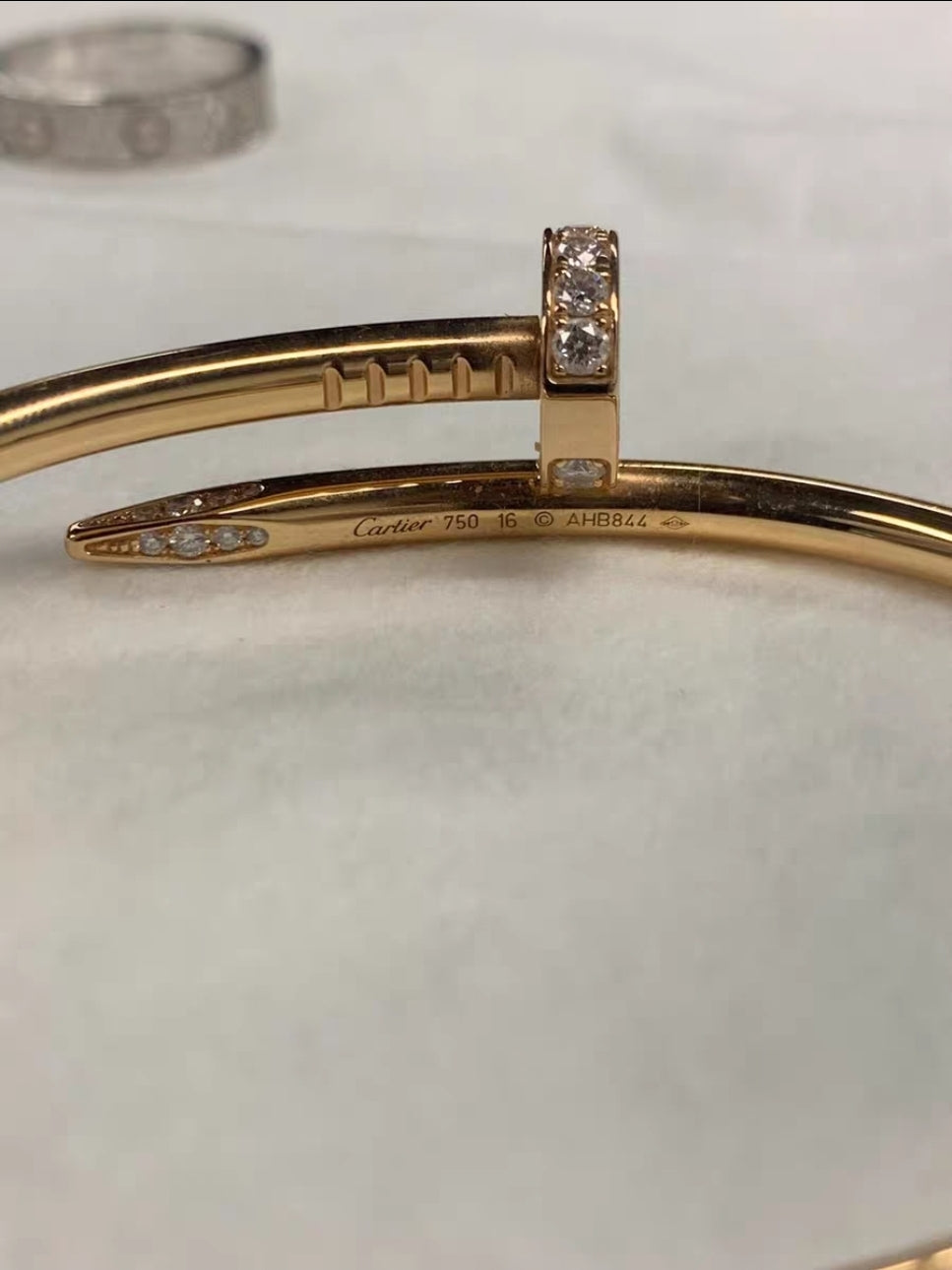Cartier juste un clou bracelet modèle classique,diamants