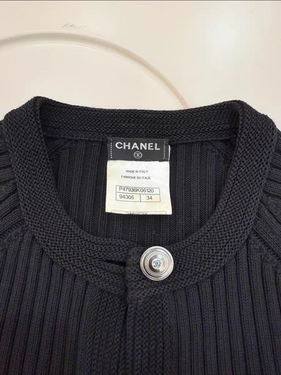 Cardigan en coton chanel