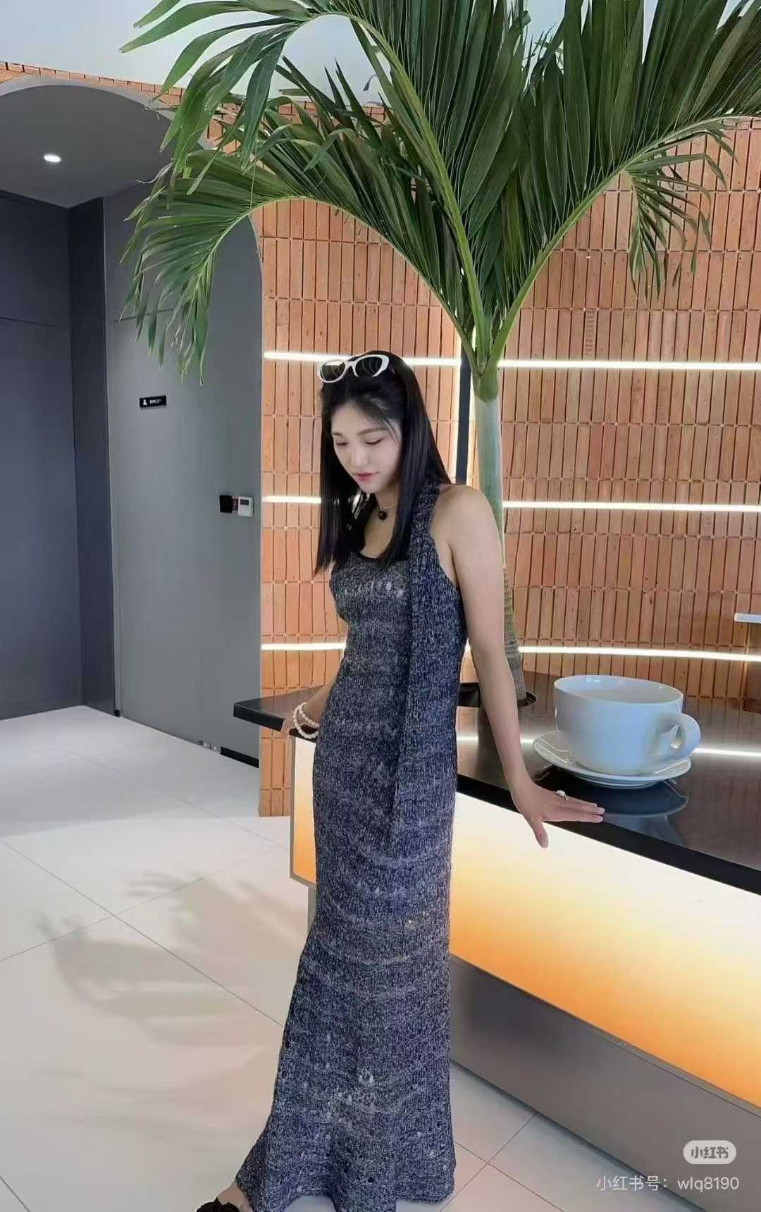 Chanel robe longue